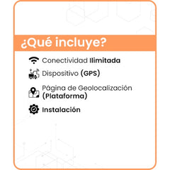 Paquete completo GPS - Precio Anual / Incluye Dispositivos GPS e Instalación